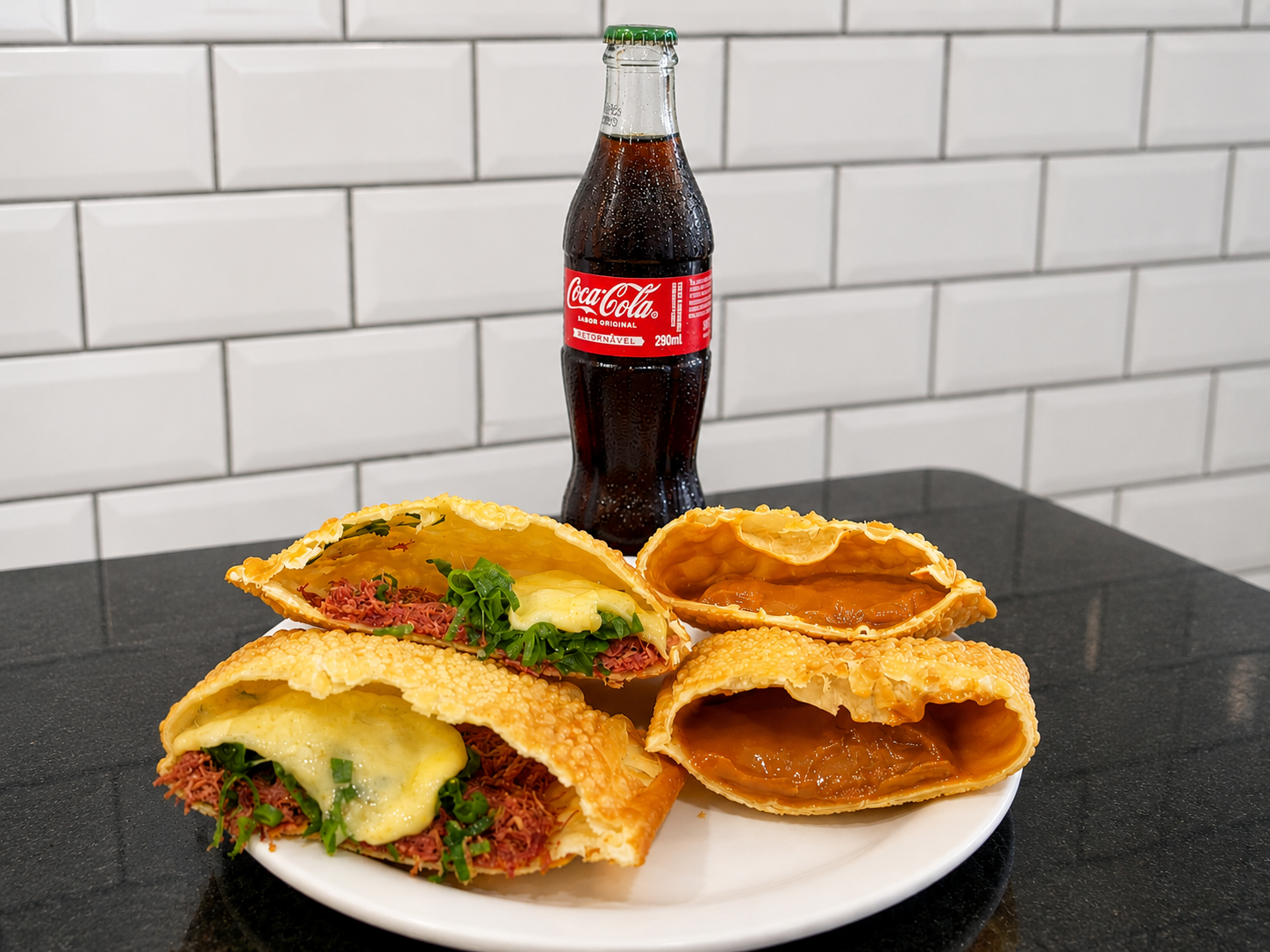 Pastel de Carne-Seca com Queijo do combo Argentina