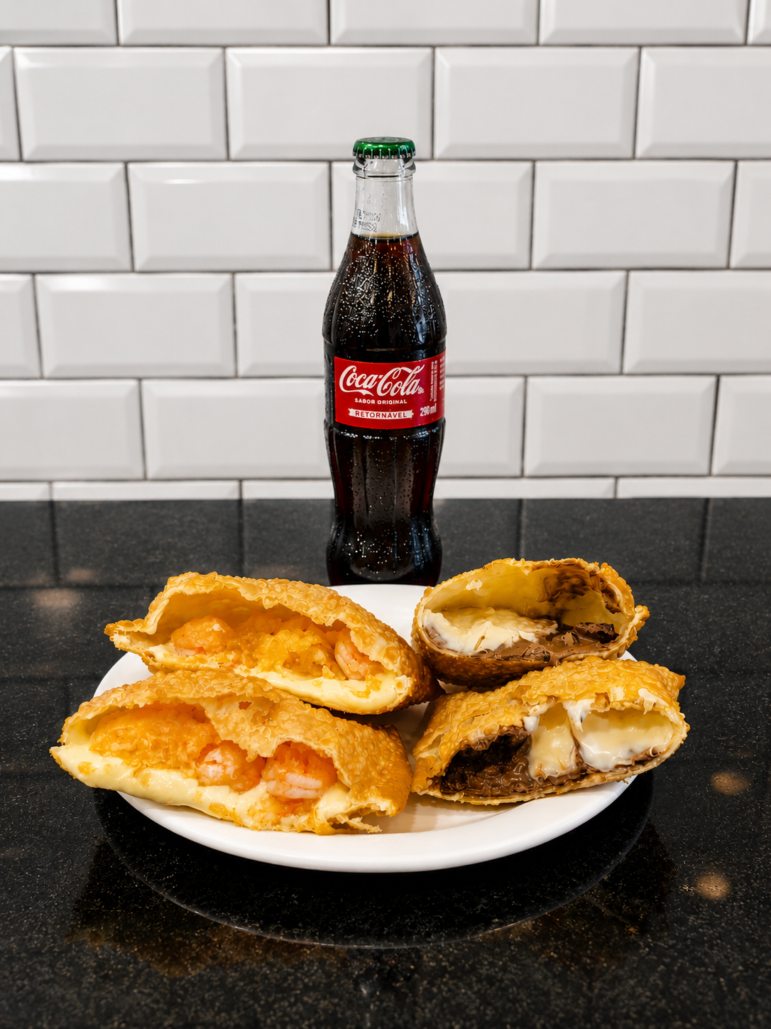 Meio Pastel de Dois Amores do combo França