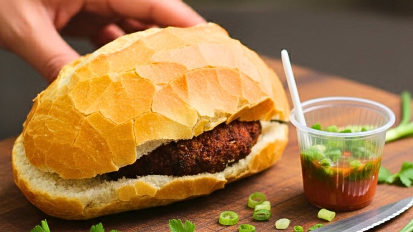 Pão com bolinho - lanches na Pastelaria Brasileira Curitiba