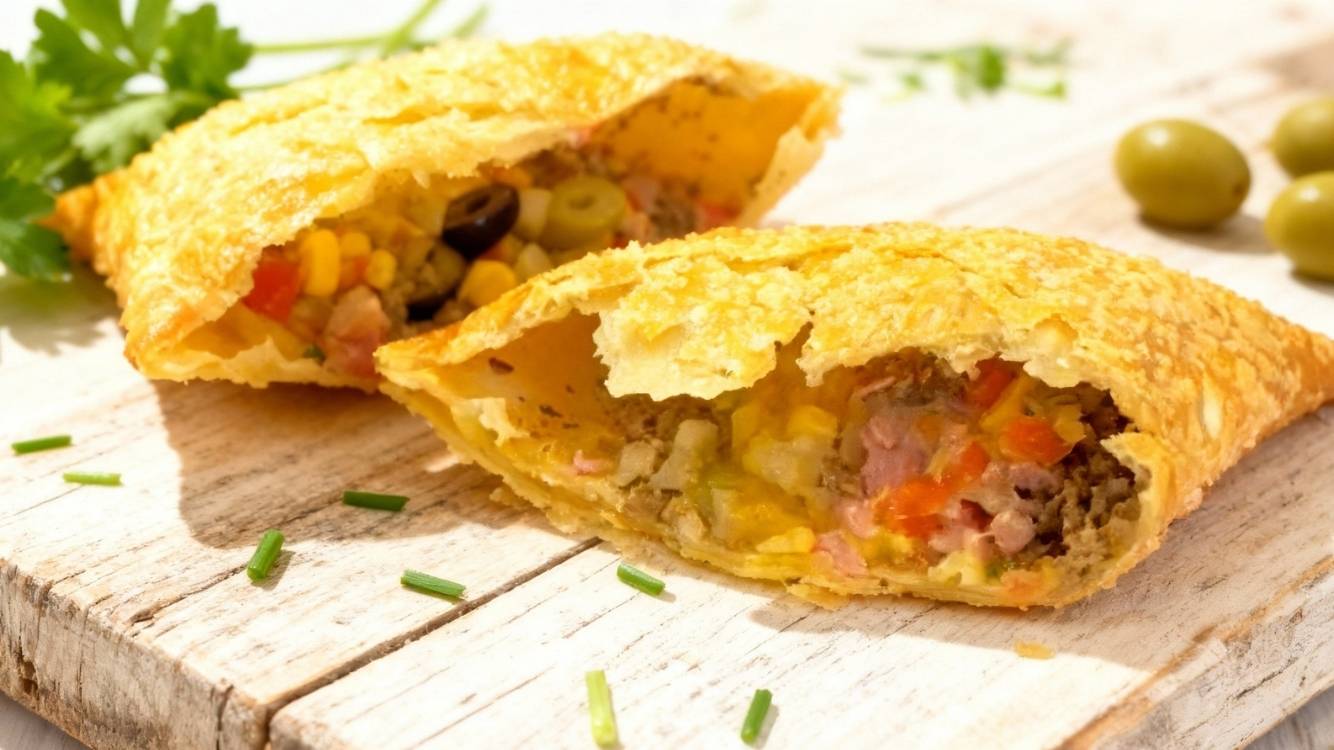 Pastel super especial - o maior da casa - Pastelaria Brasileira Curitiba